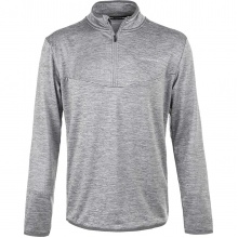 Endurance Fleece Pullover Ledger Midlayer with Zip Grey Men